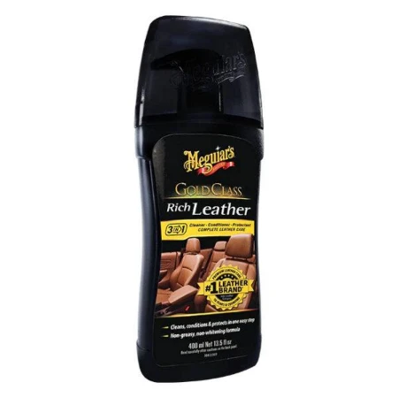MEGUIARS GOLD CLASS RICH LEATHER CLEANER CONDITIONER 400ML